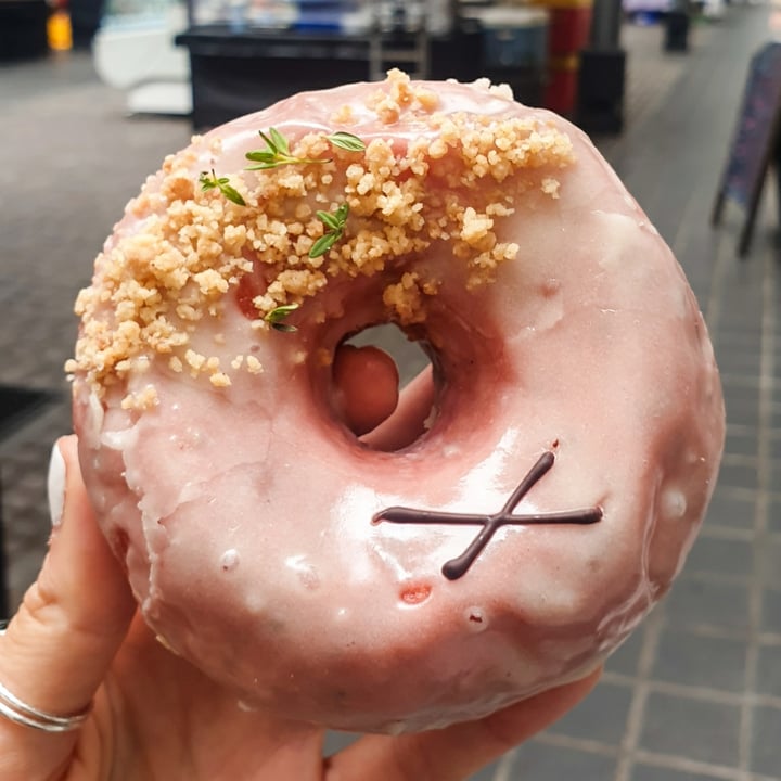 photo of Crosstown - Doughnuts and Coffee lemon-thyme & beetroot dough shared by @emmasherman on  22 Apr 2020 - review