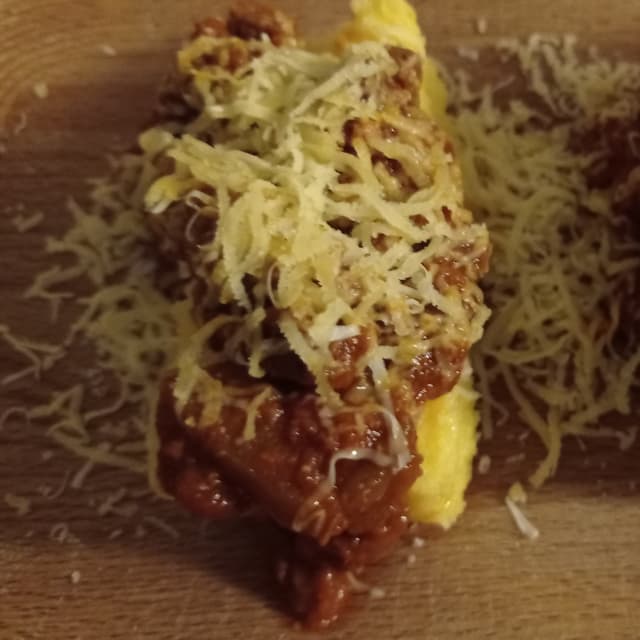 菜肴“Polenta E Ragú”的照片