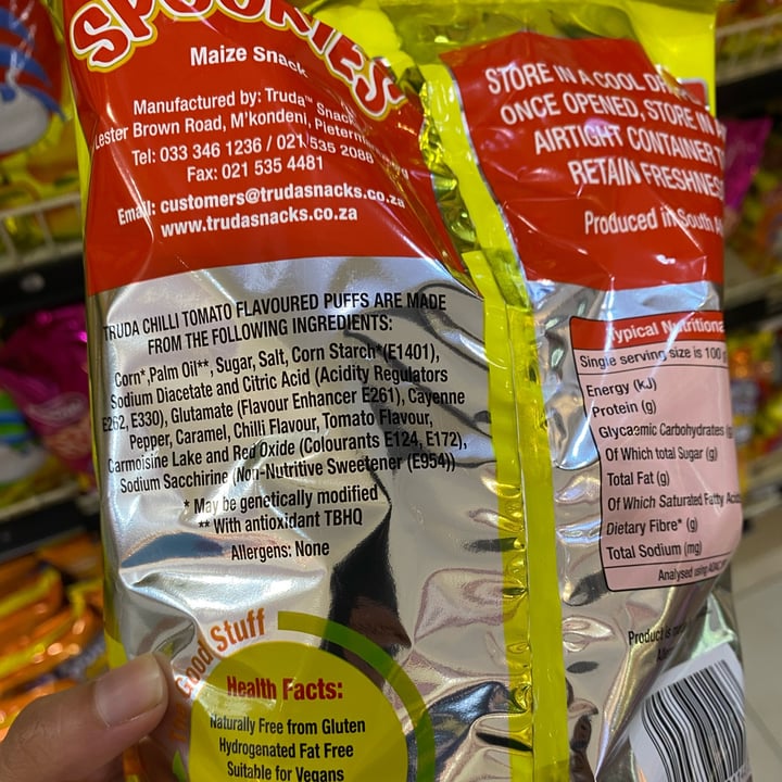 review photo of Spookies Chilli Tomato Flavoured Maize Puff shared by @kimehra on 19 Dec 2022 - review