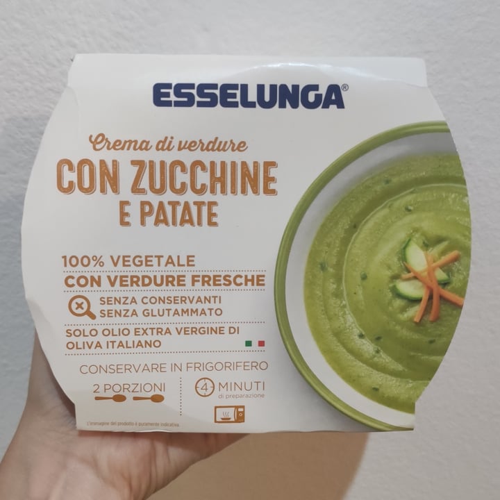 photo of  Esselunga Crema di verdure con zucchine e patate shared by @ericaatt on  16 Sep 2022 - review