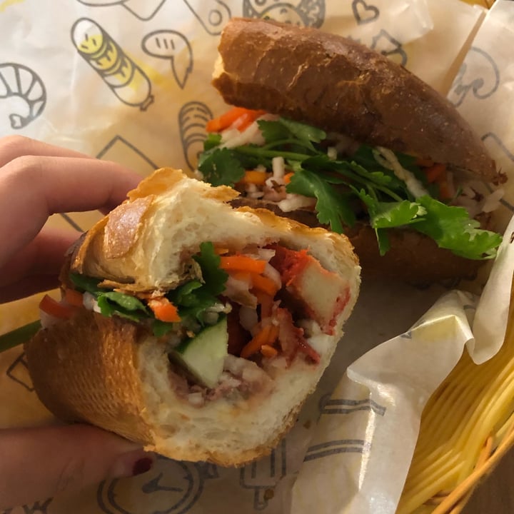 photo of Sandwich Saigon (Vegetarian) Plant-based BBQ Meat Sandwich shared by @emdothe77 on  27 Feb 2022 - review
