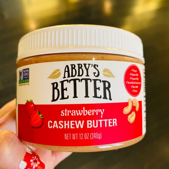 photo of Abby's Better  Cashew Strawberry Butter shared by @beckyyy on  22 Dec 2020 - review