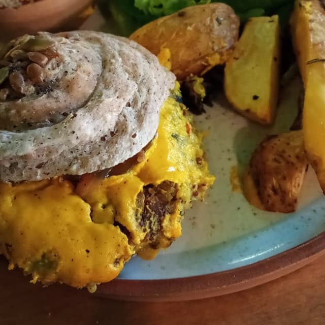 Photo of the dish “Hamburguesa De Quinoa”