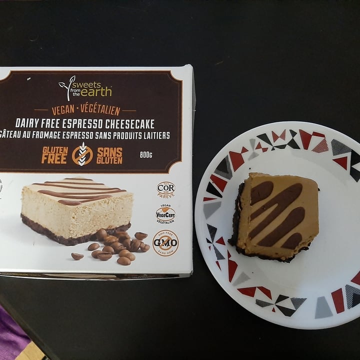 review photo of Sweets from the Earth Dairy-Free Espresso Cheesecake shared by @liszy on 25 Jan 2021 - review