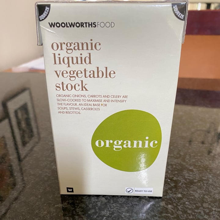 Woolworths Food Organic liquid vegetable stock Review abillion