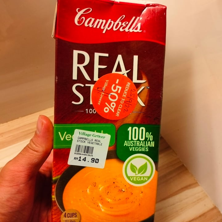 photo of Campbell's Vegetable Real Stock shared by @elej91 on  17 Oct 2022 - review