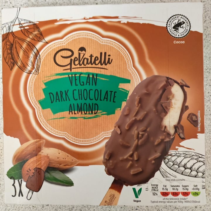 photo of Gelatelli Vegan Ice Cream With Chocolate shared by @pedrofortini on  27 May 2022 - review