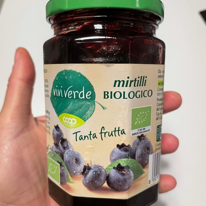 photo of Vivi Verde Coop Confettura di mirtilli shared by @fede-plantbased on  18 Nov 2021 - review