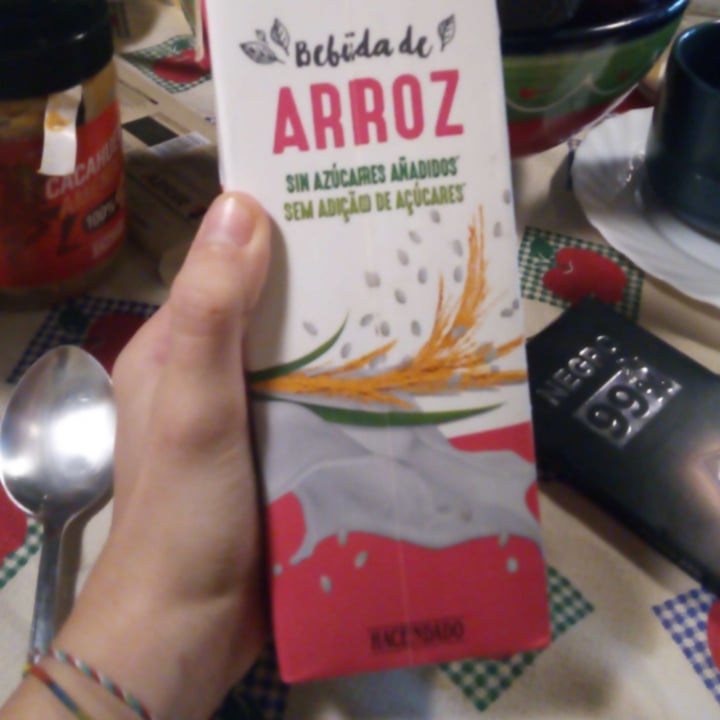 photo of Hacendado Bebida de Arroz Sin Azúcares Añadidos shared by @maddiurkijo on  17 May 2022 - review