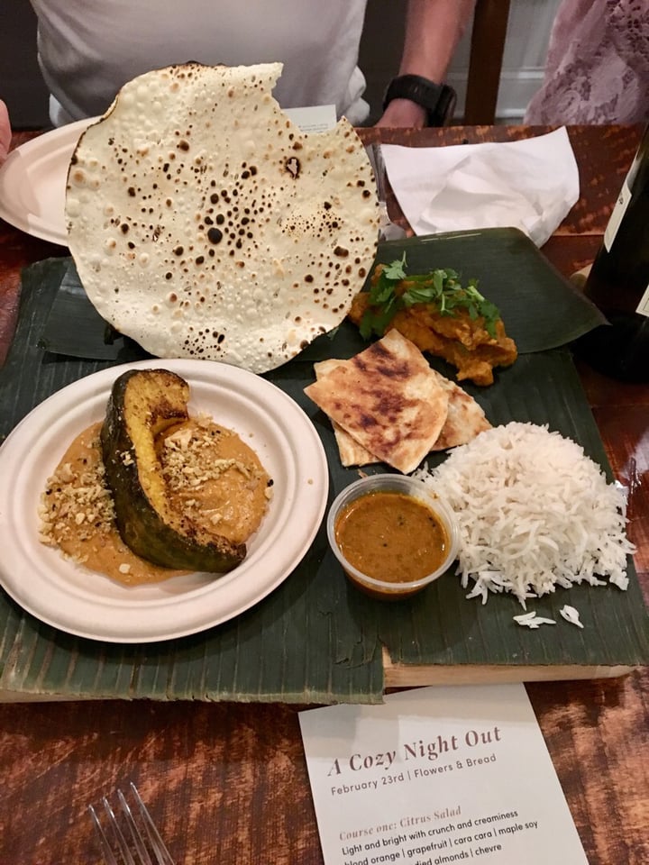 photo of Flowers & Bread Vegan Pop-Up Cozy Night Out shared by @40yearvegan on  25 Feb 2019 - review