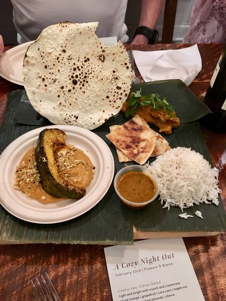 photo of Flowers & Bread Vegan Pop-Up Cozy Night Out shared by @40yearvegan on  25 Feb 2019 - review