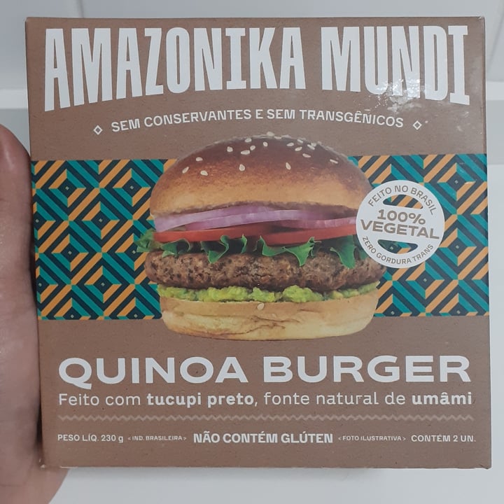 Amazonika mundi Quinua Burguer Review | abillion