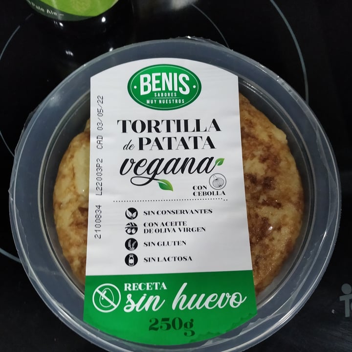 photo of Benis Tortilla de patata vegana shared by @ditovegan on  23 Feb 2022 - review