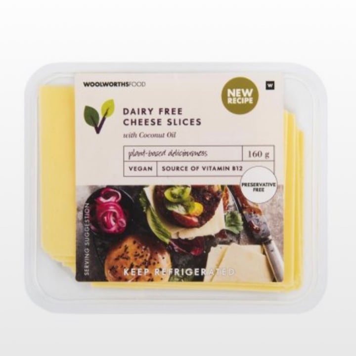 photo of Woolworths Woolworths Dairy Free Cheese Slices shared by @anza on  23 Aug 2021 - review