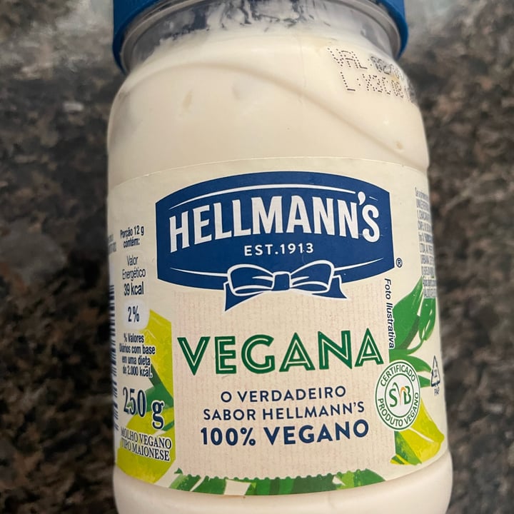photo of Hellmann’s Maionese Vegana shared by @sheilakm on  24 Apr 2022 - review