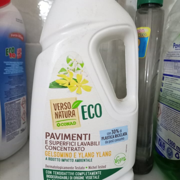review photo of Verso Natura Eco Conad Detersivo pavimenti Gelsomino e Ylang Ylang shared by @4luglio1955 on 16 Nov 2021 - review