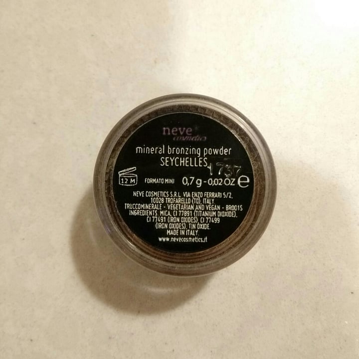 photo of Neve Cosmetics Bronzer Seychelles shared by @ele290 on  08 May 2021 - review