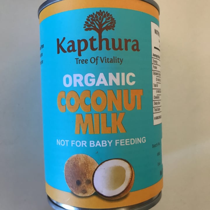 photo of Kapthura Organic Coconut Milk shared by @leitai on  03 Dec 2020 - review