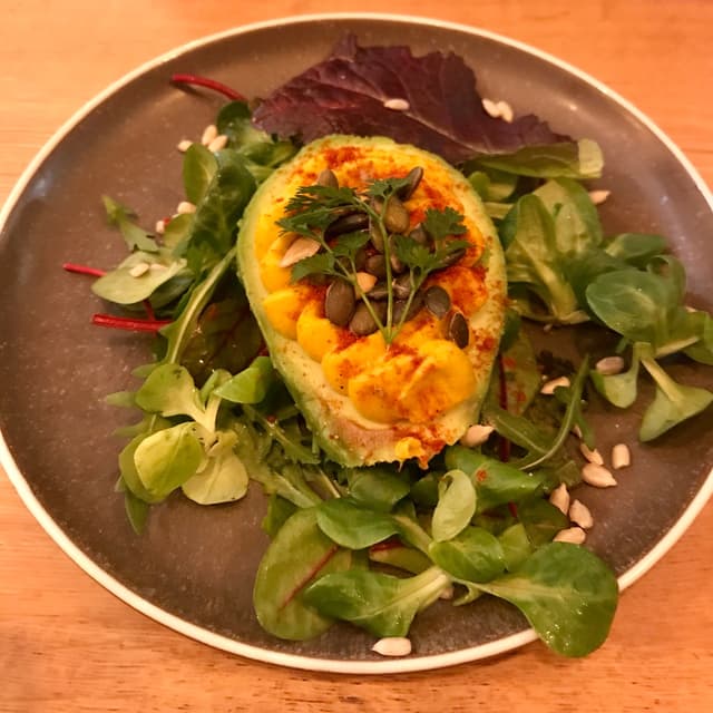「Avocado “Hard Boiled Egg Style”」の料理の写真