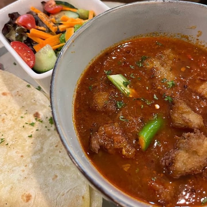 photo of The Vegan Chef Sandton Vish Curry And Roti shared by @globalvegan on  24 Jul 2022 - review