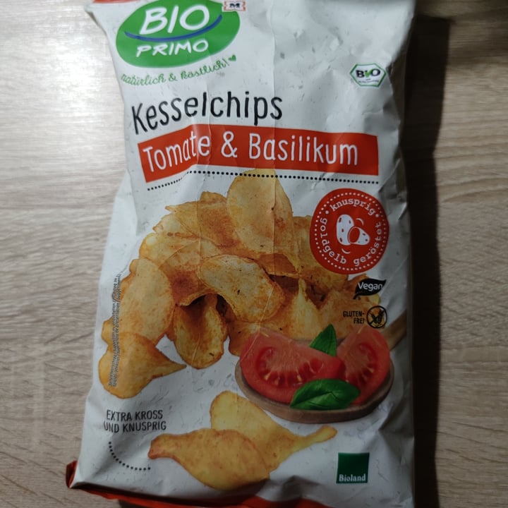 BIO primo Kesselchips Tomate & Basilikum Review | abillion