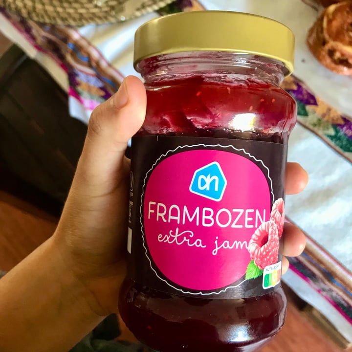 photo of Albert Heijn Extra Jam Frambozen shared by @anselvegan on  03 Jun 2022 - review