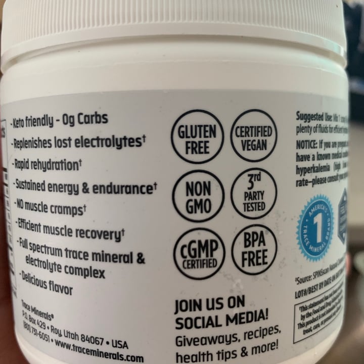 review photo of Trace Minerals Keto electrolyte powder shared by @rk0112 on 08 Sep 2021 - review