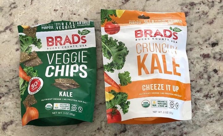 photo of Brad’s Plant Based Crunchy Kale: Cheeze It Up shared by @plantpoweredpisces on  15 Oct 2019 - review