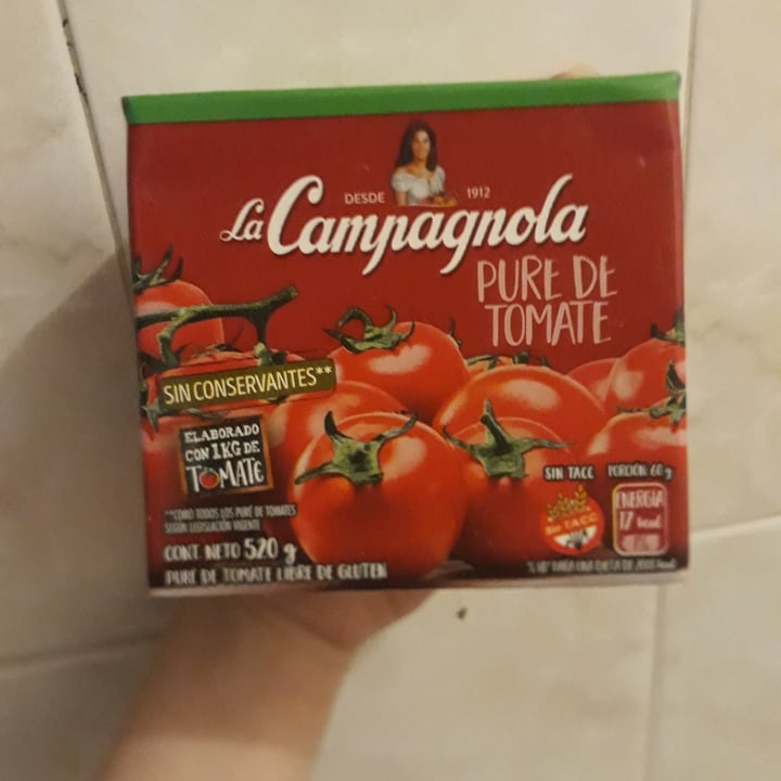 photo of La Campagnola Puré de Tomate shared by @guillerminagonzalez on  18 Feb 2021 - review