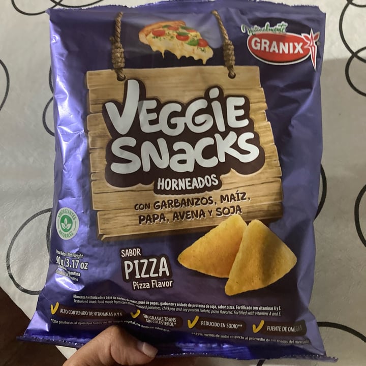 review photo of Granix Veggie Snacks sabor Pizza shared by @maiceva on 26 Jan 2022 - review