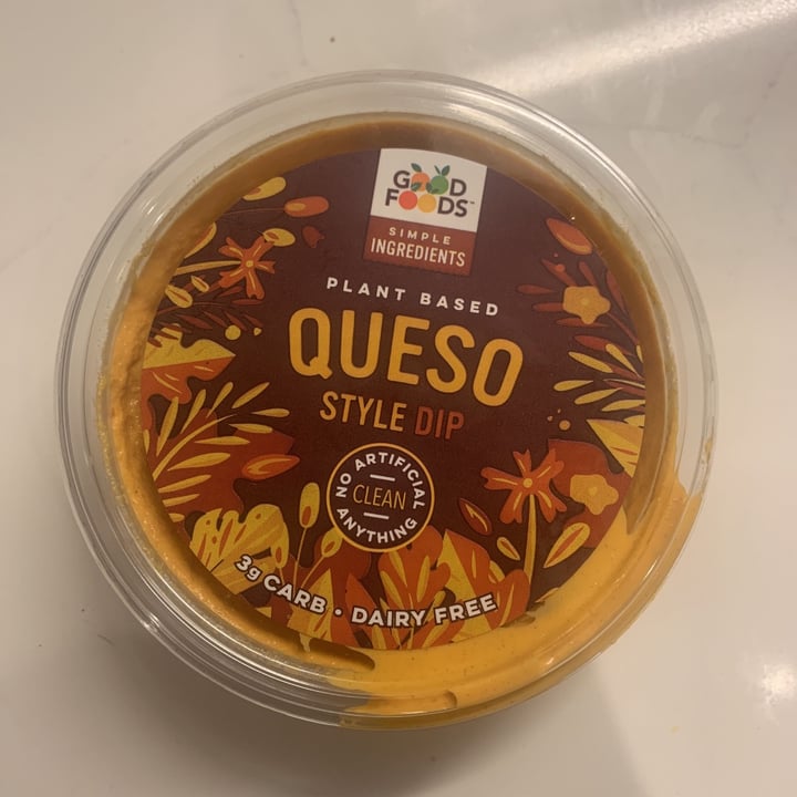 photo of Good Foods Queso style dip shared by @hl on  29 Apr 2020 - review