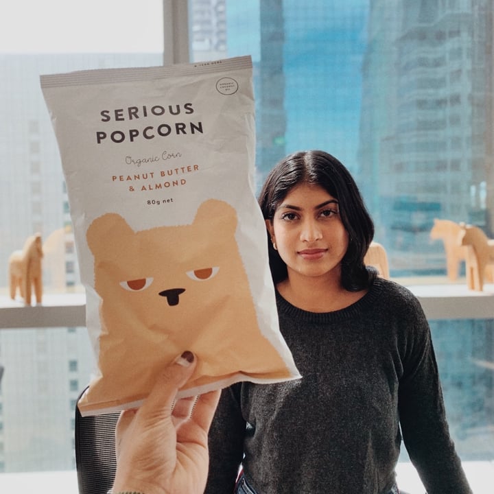 photo of Serious popcorn Peanut Butter & Almond shared by @goodvibesonly on  31 Mar 2021 - review