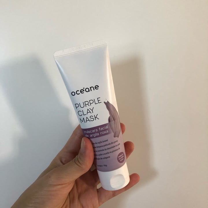review photo of Oceane mascara facial de argila roxa purple clay shared by @isaferns on 04 May 2022 - review