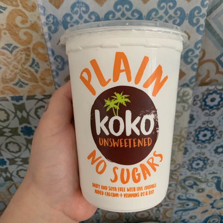 Koko Dairy Free Koko unsweetened plain yoghurt no sugars Review abillion