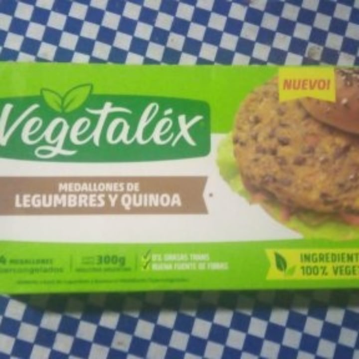 photo of Vegetalex Medallones de Legumbres y Quinoa shared by @sebastianurano on  03 Jun 2021 - review