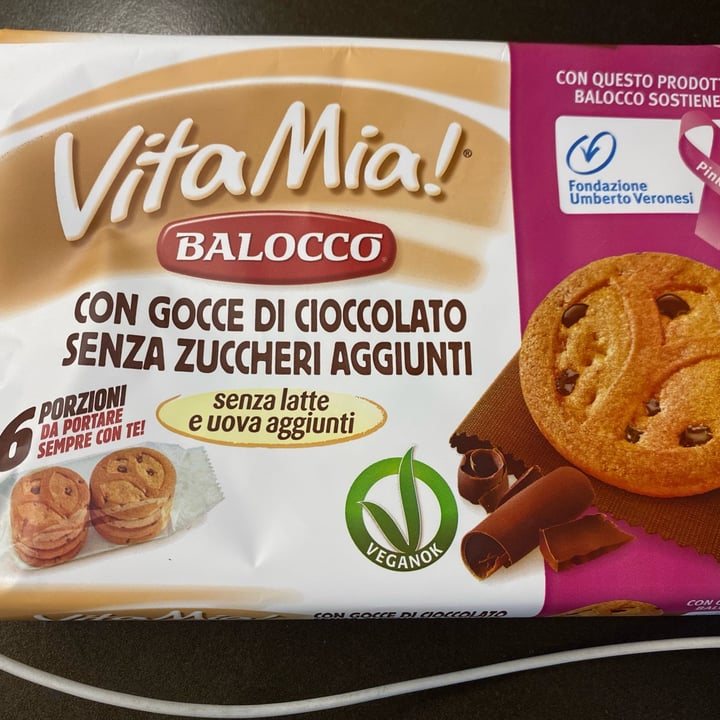photo of VitaMia! Balocco Con Gocce Di Cioccolato Senza Zuccheri Aggiunti shared by @katia97 on  19 Oct 2022 - review