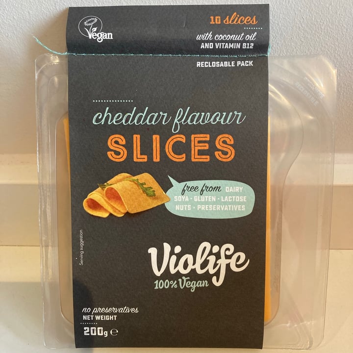photo of Violife Cheddar Slices shared by @miyukudo on  16 Feb 2021 - review