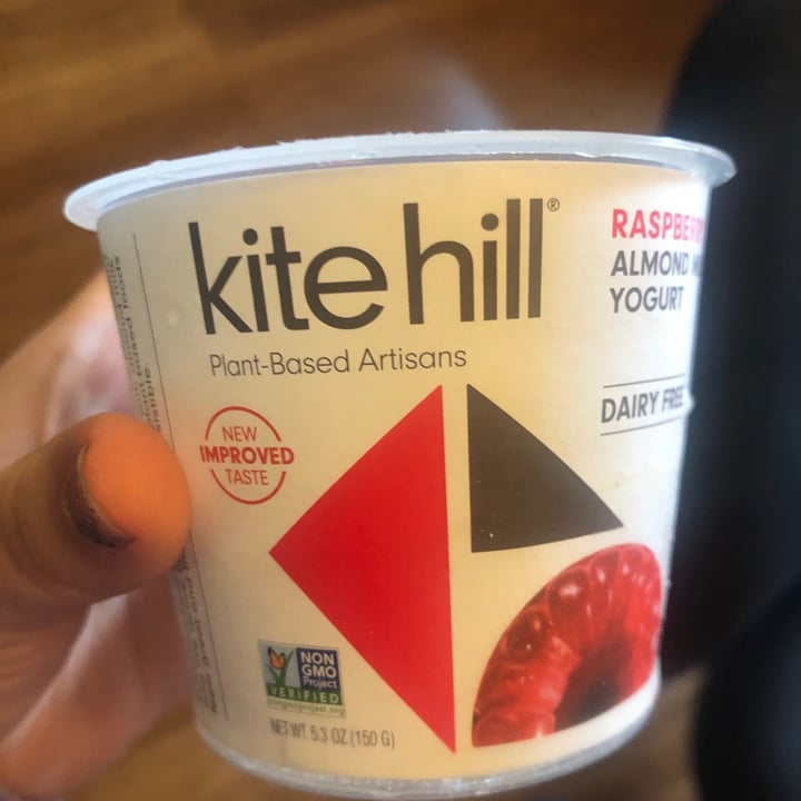 photo of Kite Hill Raspberry Almond Milk Yogurt shared by @sydandbeats on  27 Dec 2020 - review