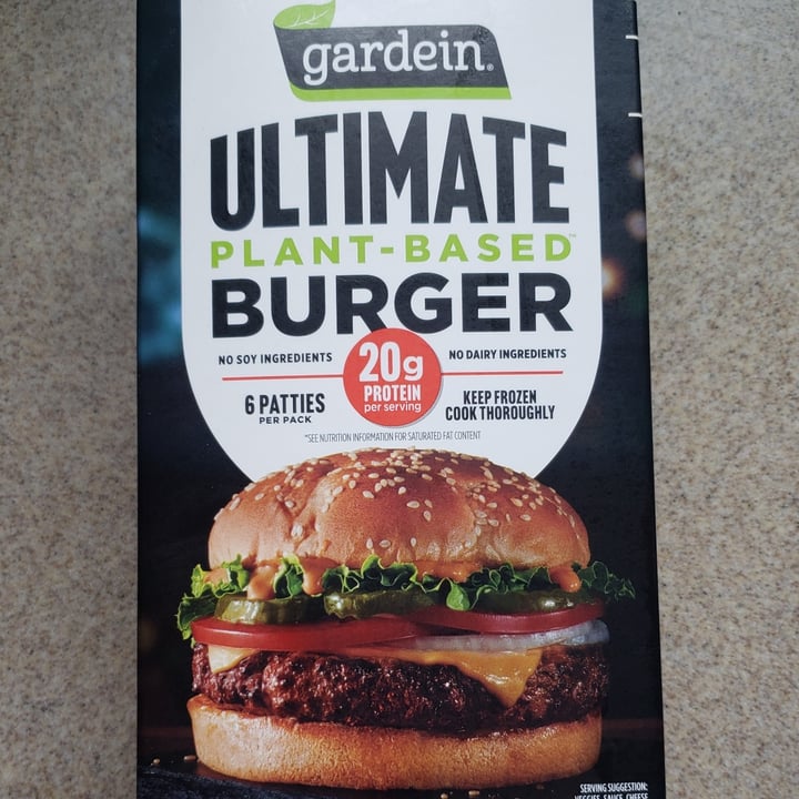 photo of Gardein Plant Based Ultimate Burger shared by @rachelhrieman on  24 May 2022 - review