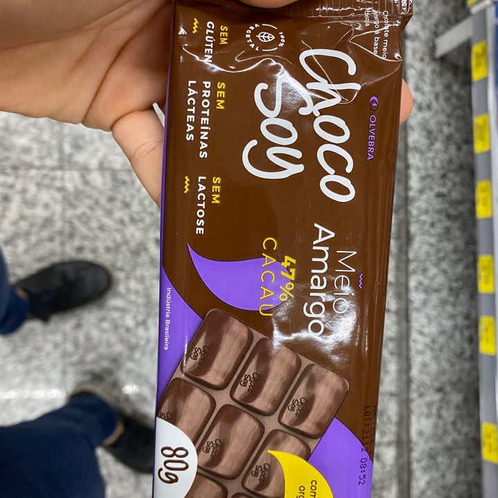 photo of Choco Soy Choco Soy Meio Amargo 47% Cacau shared by @danimoretto on  02 May 2022 - review