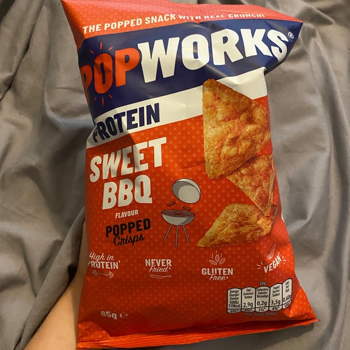photo of Pop works Protein Sweet BBQ shared by @bethany0990 on  06 Sep 2021 - review