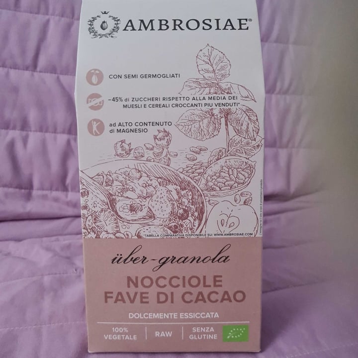 review photo of Ambrosiae Granola nocciole, fave di cacao shared by @mikey123 on 19 Feb 2022 - review