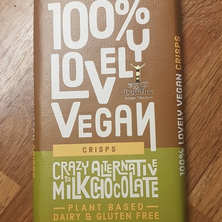 photo of Balance chocolate 100% lovely vegan crisps shared by @enkelvegan on  19 Jan 2021 - review