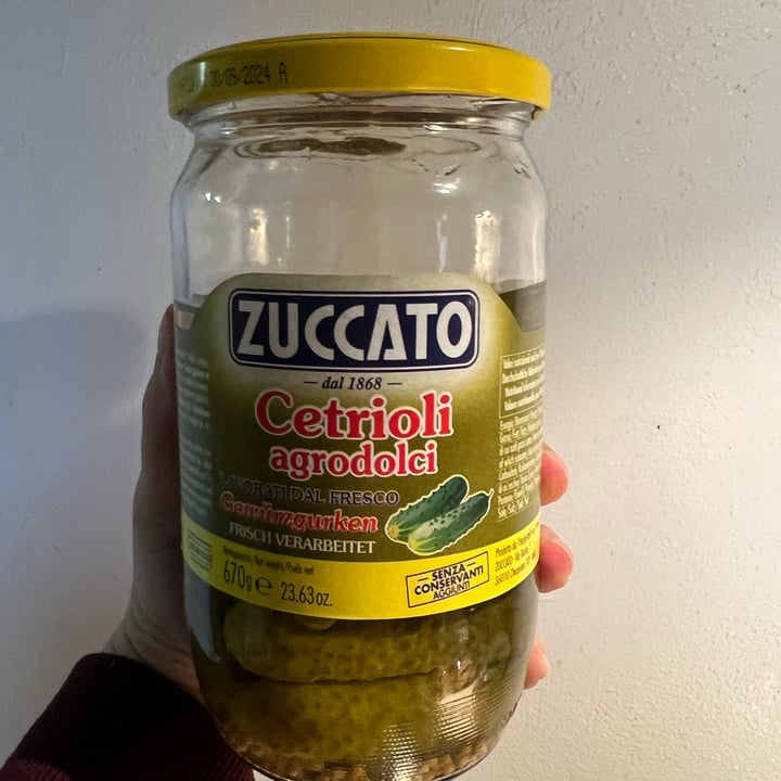photo of Zuccato CETRIOLI AGRODOLCI shared by @julietvampire on  12 Apr 2022 - review