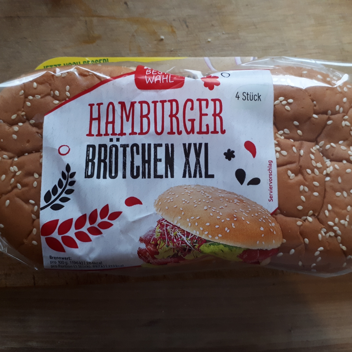 REWE Beste Wahl Hamburger Buns Xxl Reviews abillion