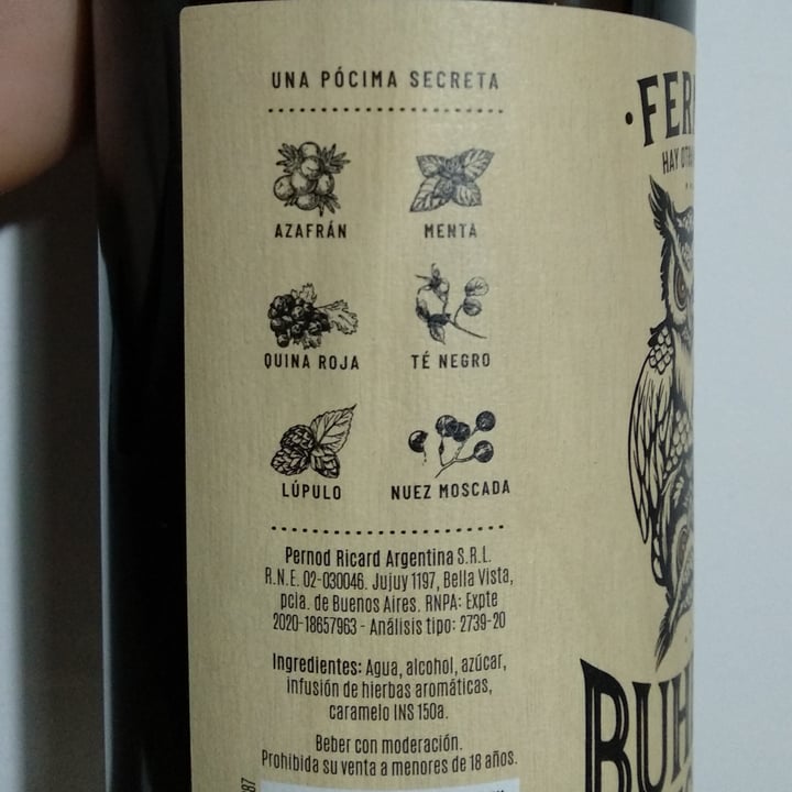 photo of Buhero Negro Fernet shared by @merenjeno on  07 Aug 2022 - review