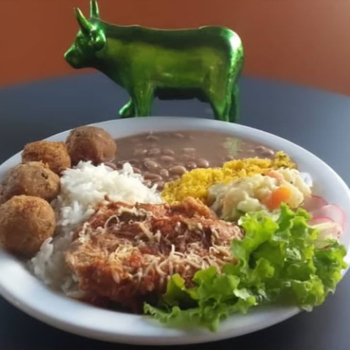 review photo of Restaurante Vegano Vaca Verde Parmegiana De Berinjela shared by @cristianepassos on 02 May 2022 - review