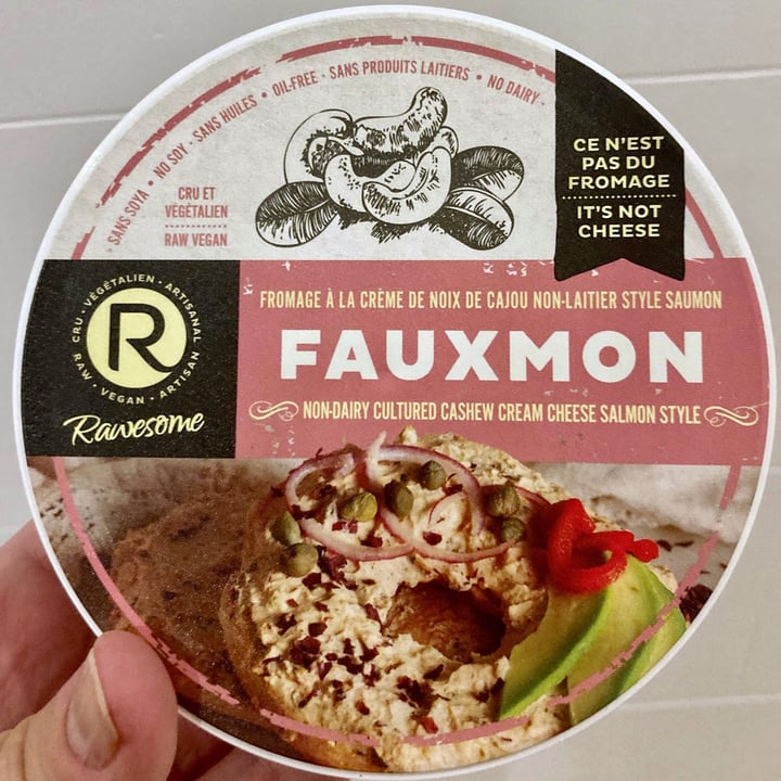 photo of Rawesome Cashew Cream Cheese Salmon Style - Fauxmon shared by @copaco on  06 Jan 2022 - review