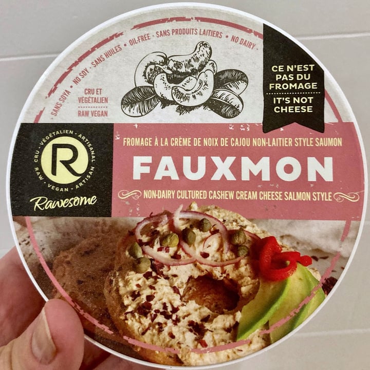review photo of Rawesome Cashew Cream Cheese Salmon Style - Fauxmon shared by @copaco on 06 Jan 2022 - review