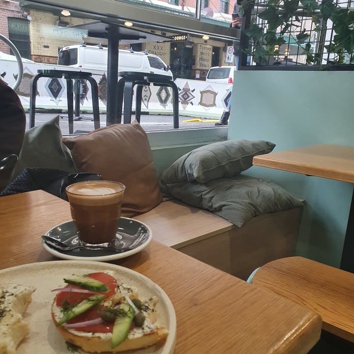 photo of Shift Eatery Vegan Salmon Bagel shared by @monaperry on  22 Jun 2021 - review